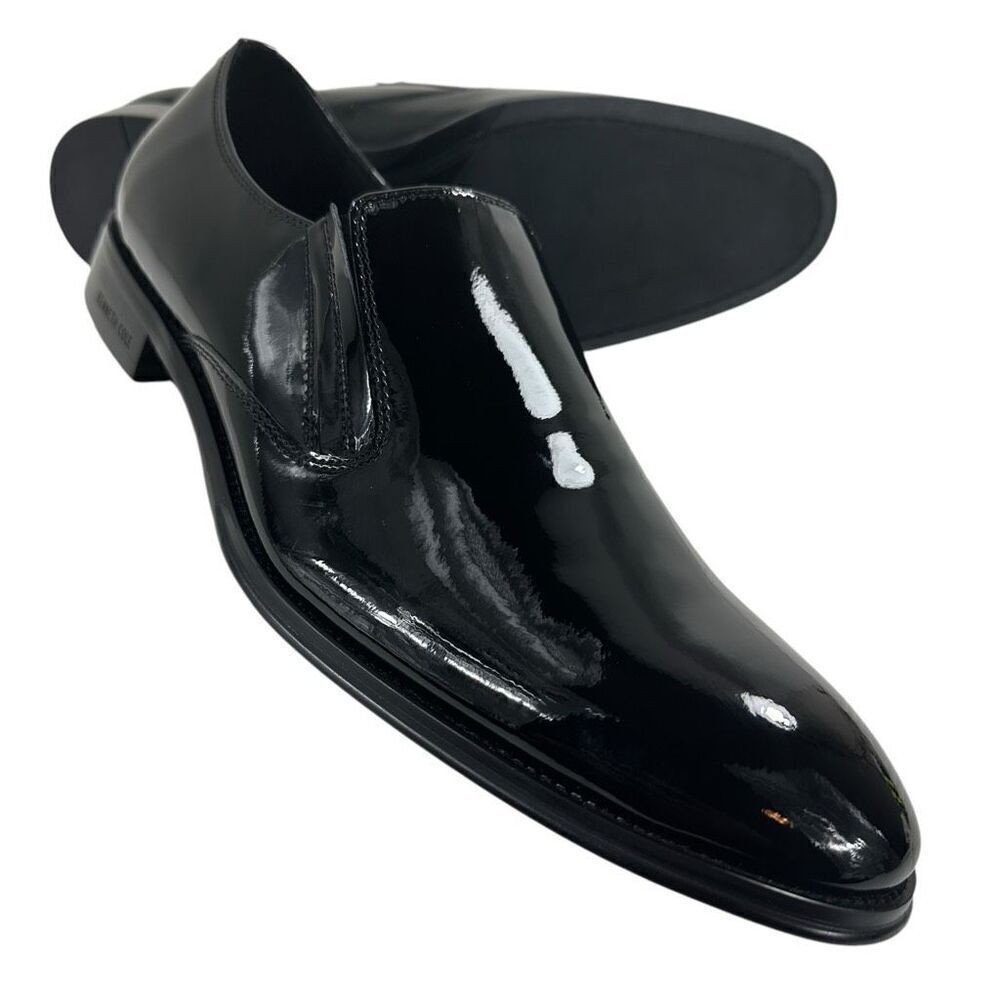 Kenneth Cole Tully Patent Leather Slip-on Loafers NWOT Men’s Size 12M